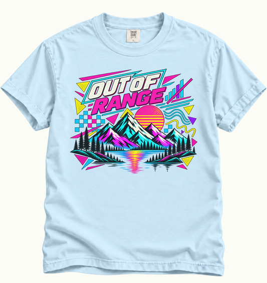 Out of Range Retro Hiking T-Shirt