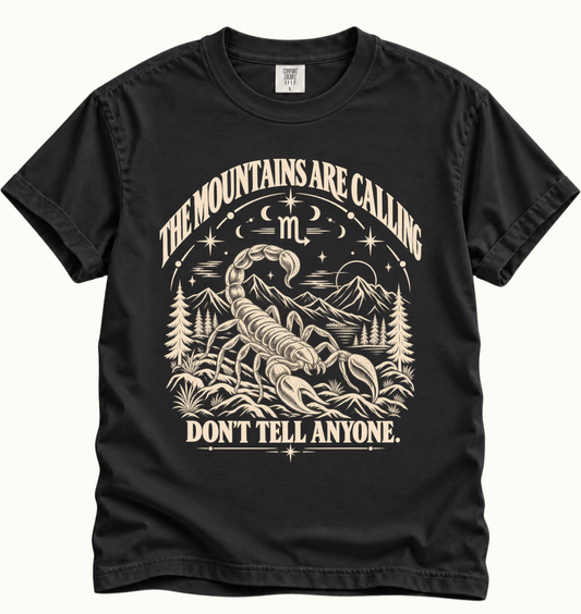 Scorpio - The Mountains Are Calling T-Shirt