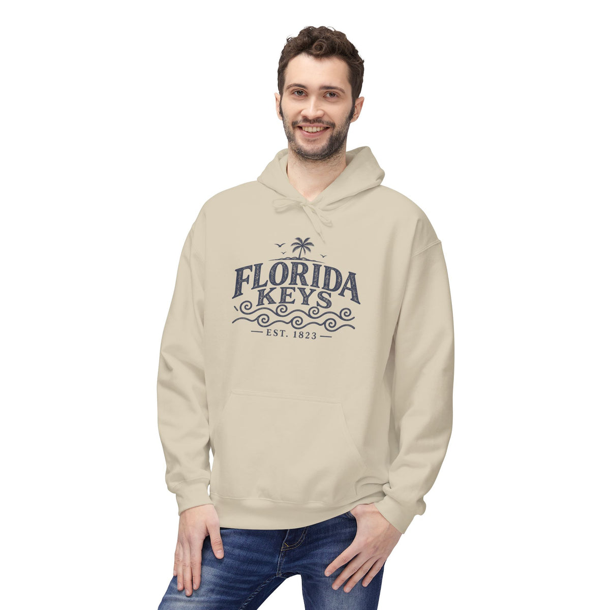 Florida Keys Vintage Wave Hoodie