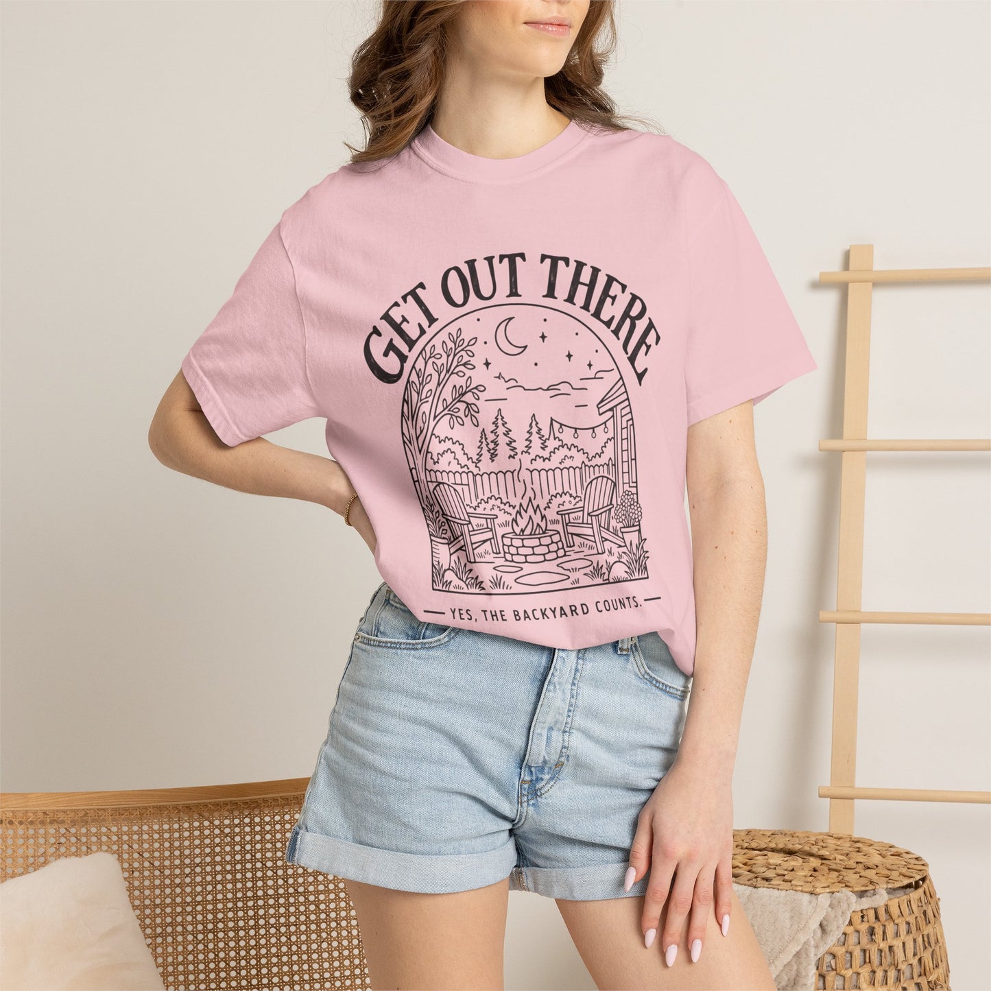 Get Out There — Backyard T-Shirt