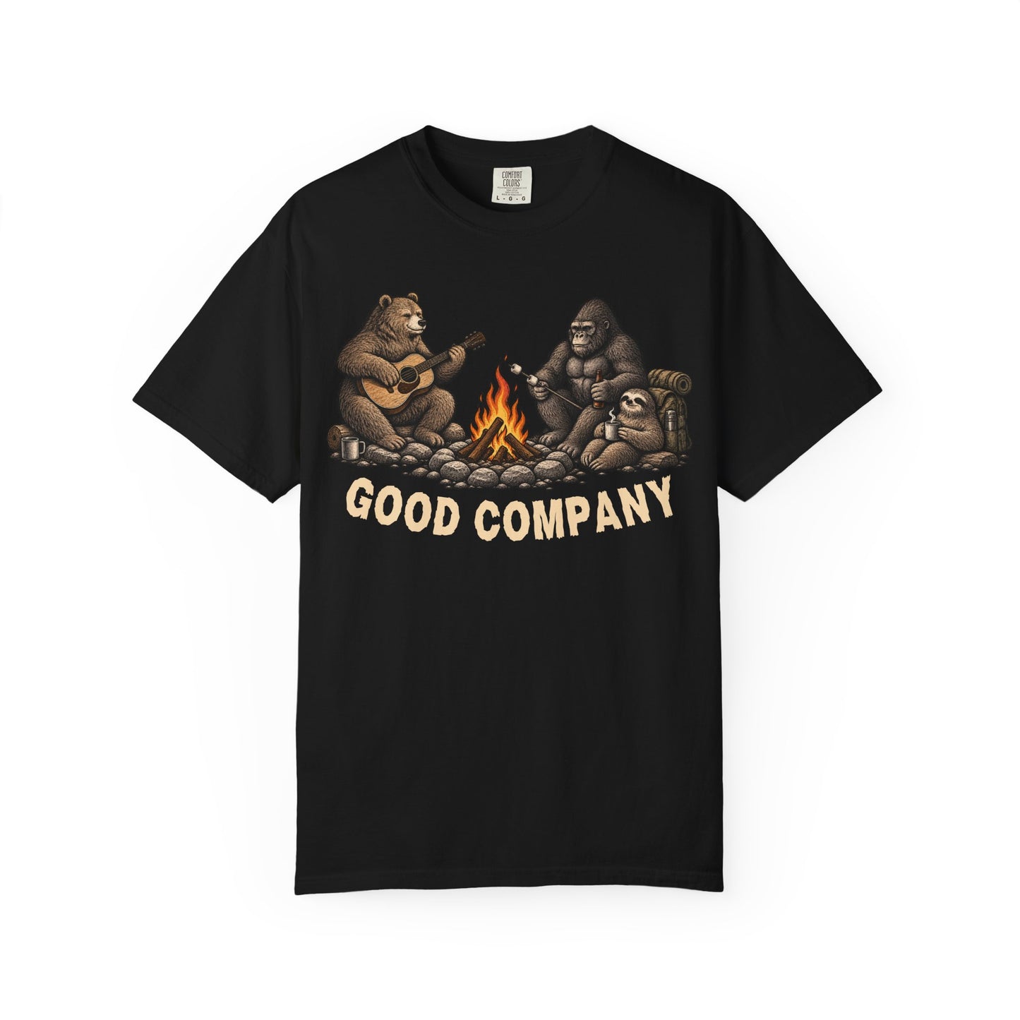 Good Company — Funny Camping T-Shirt