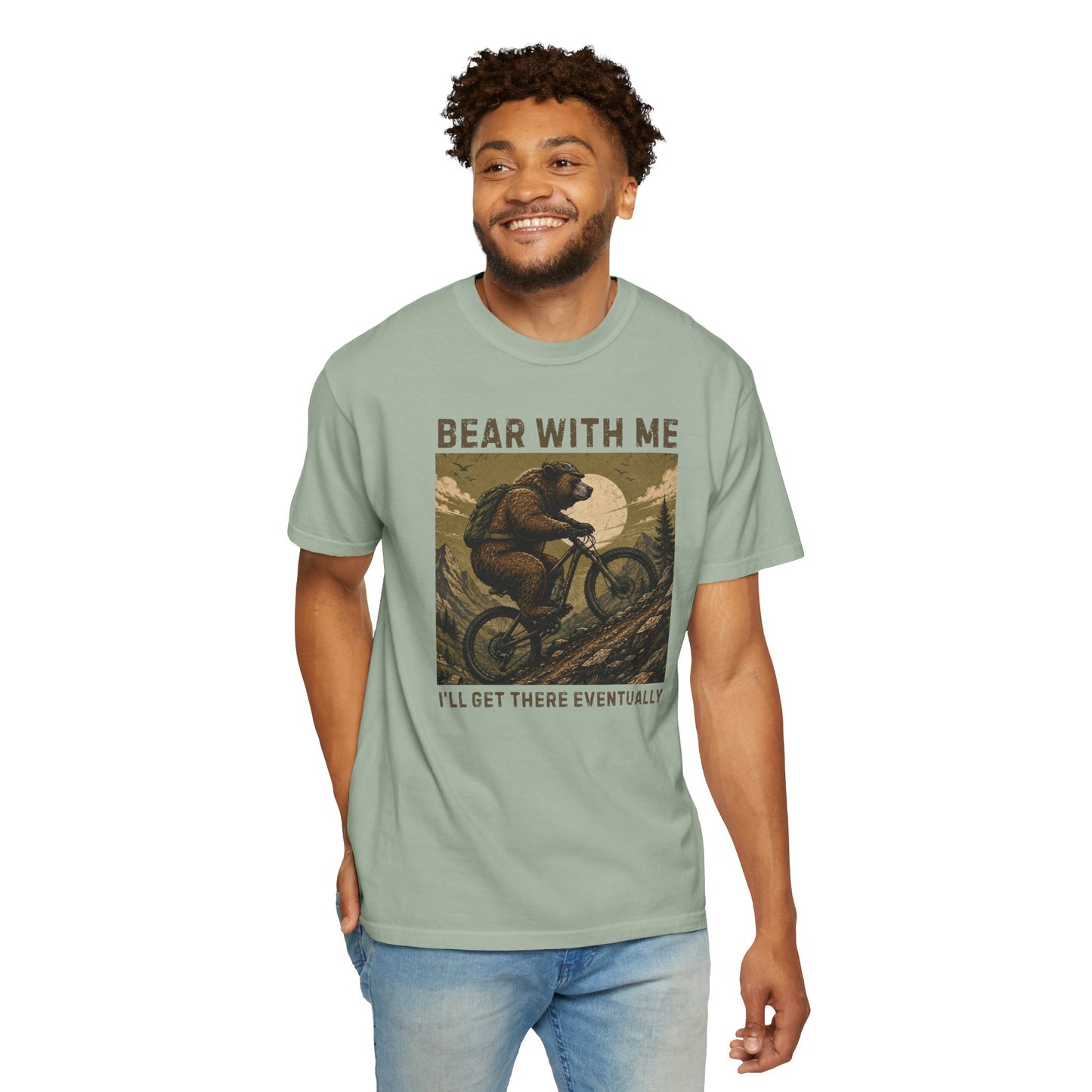 Bear With Me — Funny Mountain Biking T-Shirt