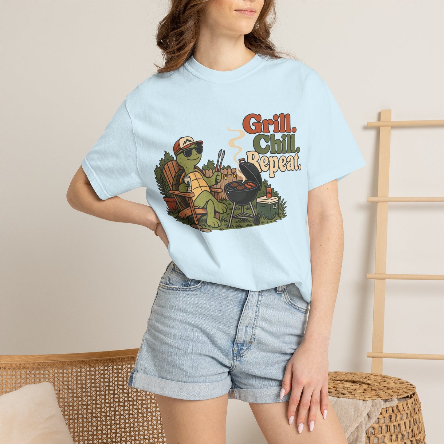 Grill. Chill. Repeat. T-Shirt