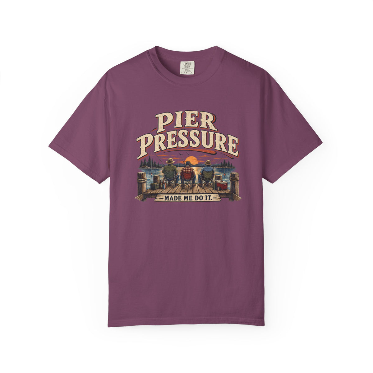 Pier Pressure Made Me Do It — Funny Fishing T-Shirt