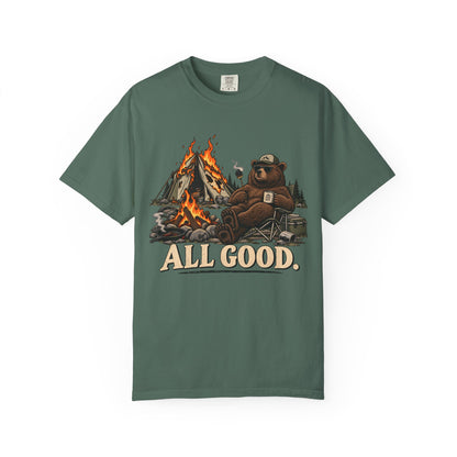 All Good Camping Bear T-Shirt