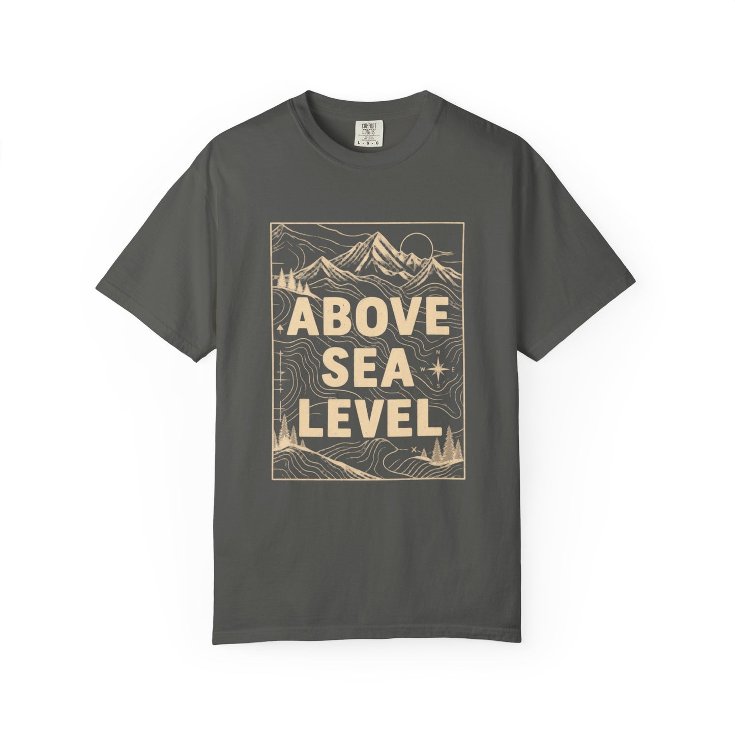 Above Sea Level T-Shirt – Vintage Mountain Outdoor Tee