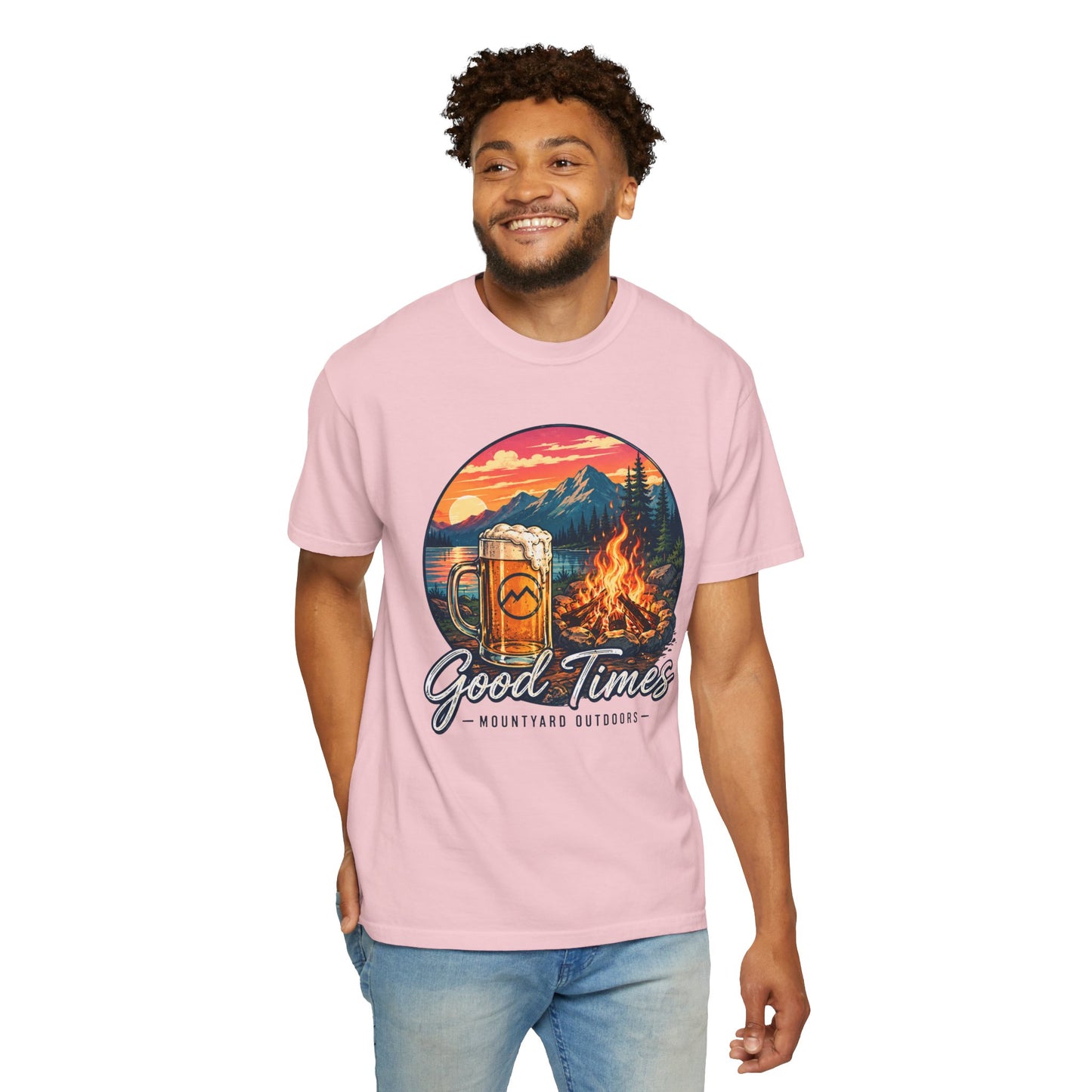 Good Times — Campfire & Mountains T-Shirt