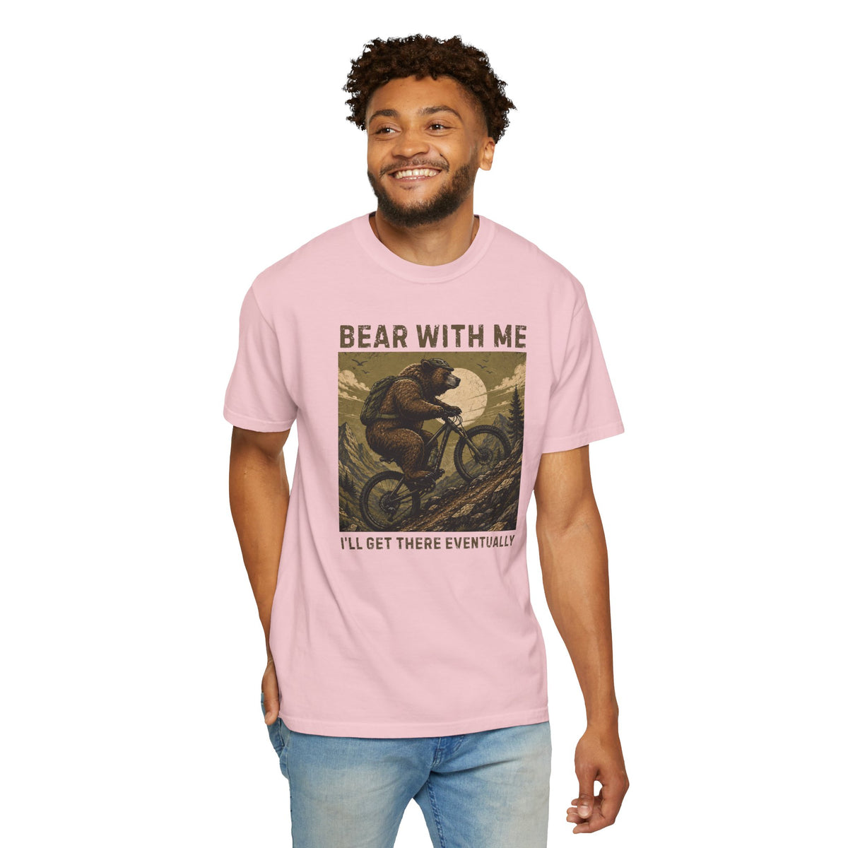 Bear With Me — Funny Mountain Biking T-Shirt