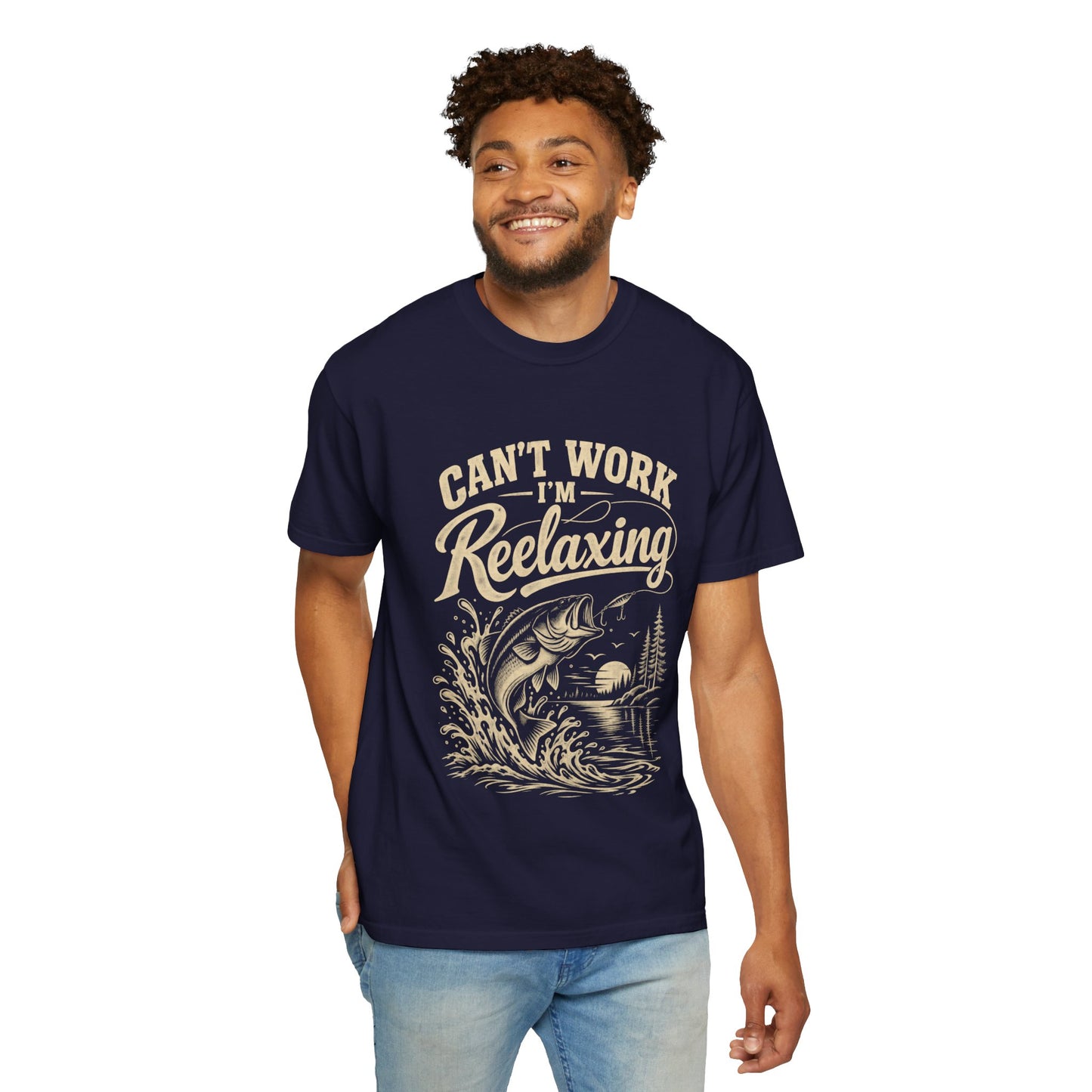 Can’t Work, I’m Reelaxing Fishing T-Shirt