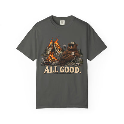 All Good Camping Bear T-Shirt