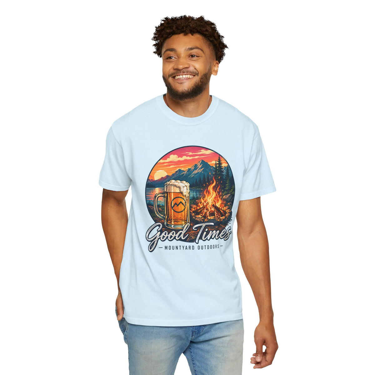 Good Times — Campfire & Mountains T-Shirt