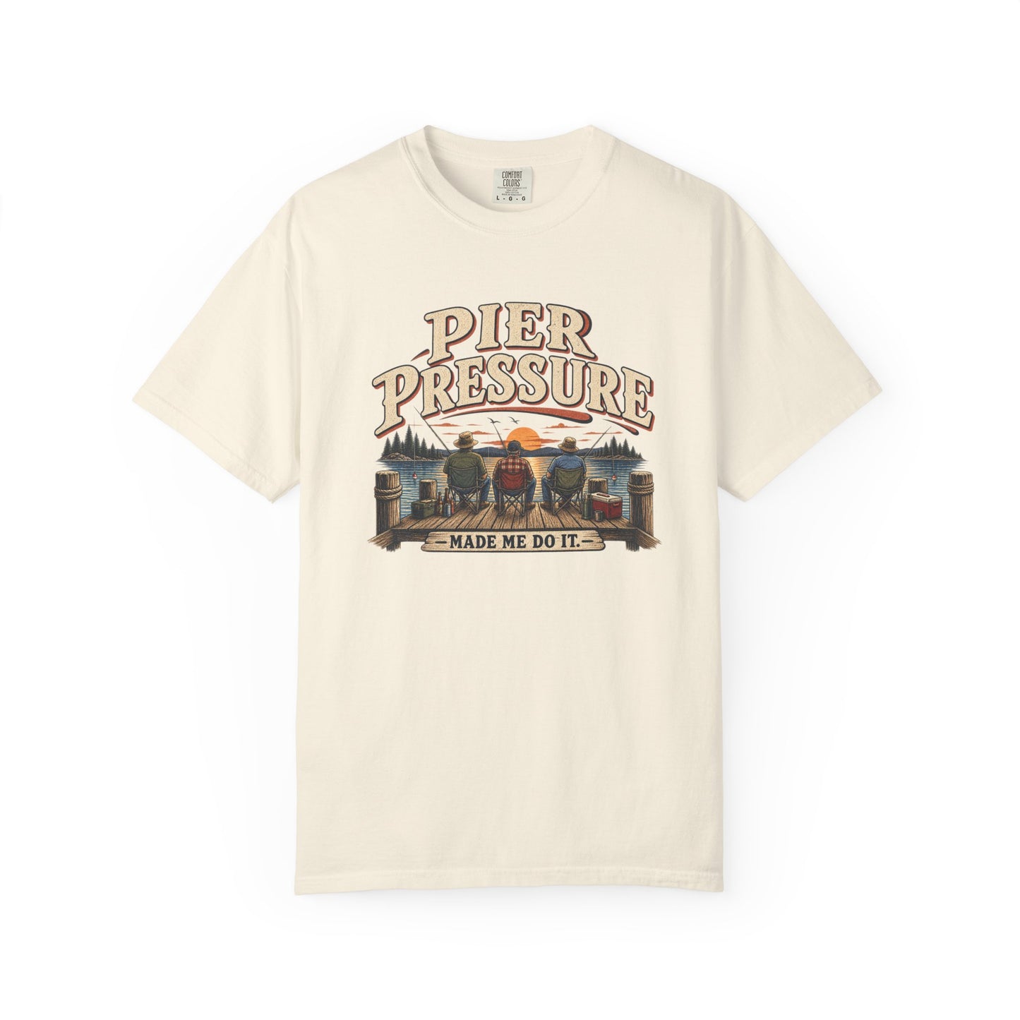 Pier Pressure Made Me Do It — Funny Fishing T-Shirt