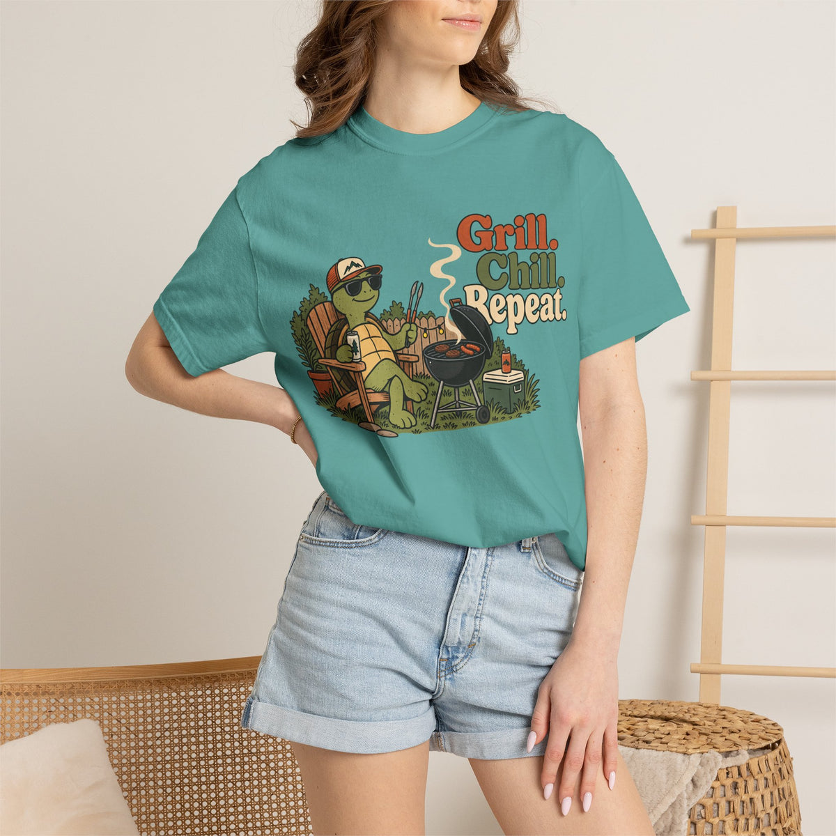 Grill. Chill. Repeat. T-Shirt
