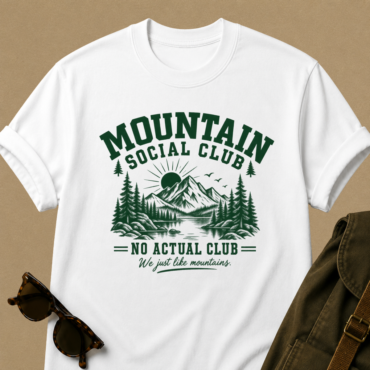 Mountain Social Club - Vintage Outdoor T-Shirt