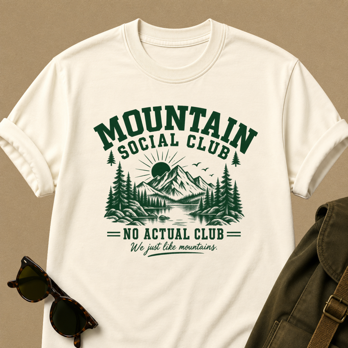 Mountain Social Club - Vintage Outdoor T-Shirt