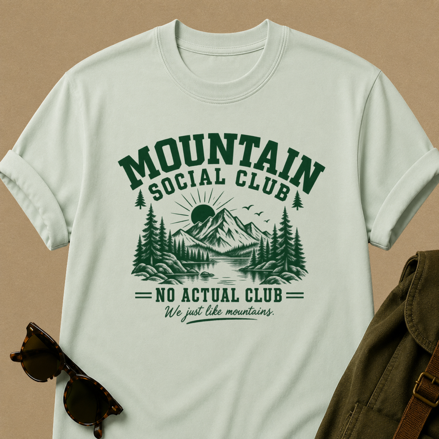 Mountain Social Club - Vintage Outdoor T-Shirt
