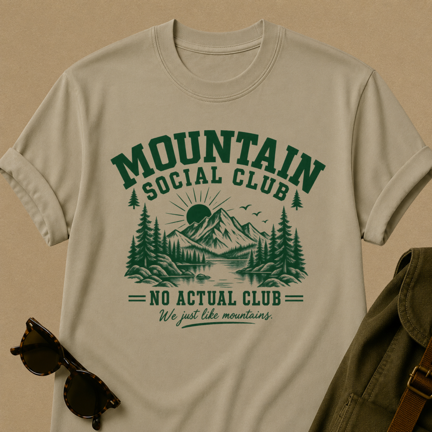 Mountain Social Club - Vintage Outdoor T-Shirt