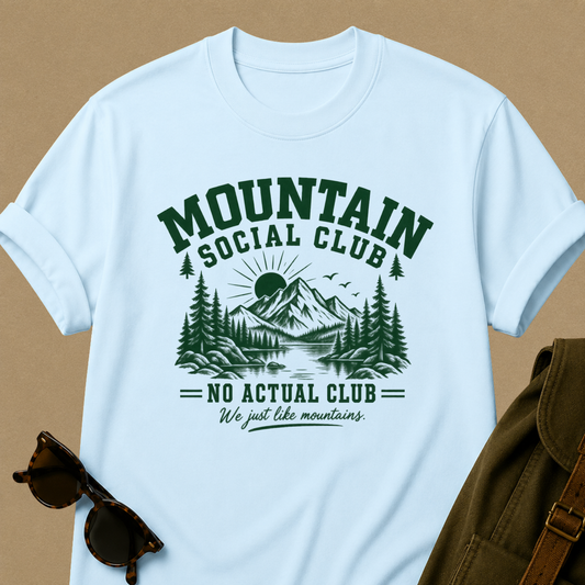 Mountain Social Club - Vintage Outdoor T-Shirt