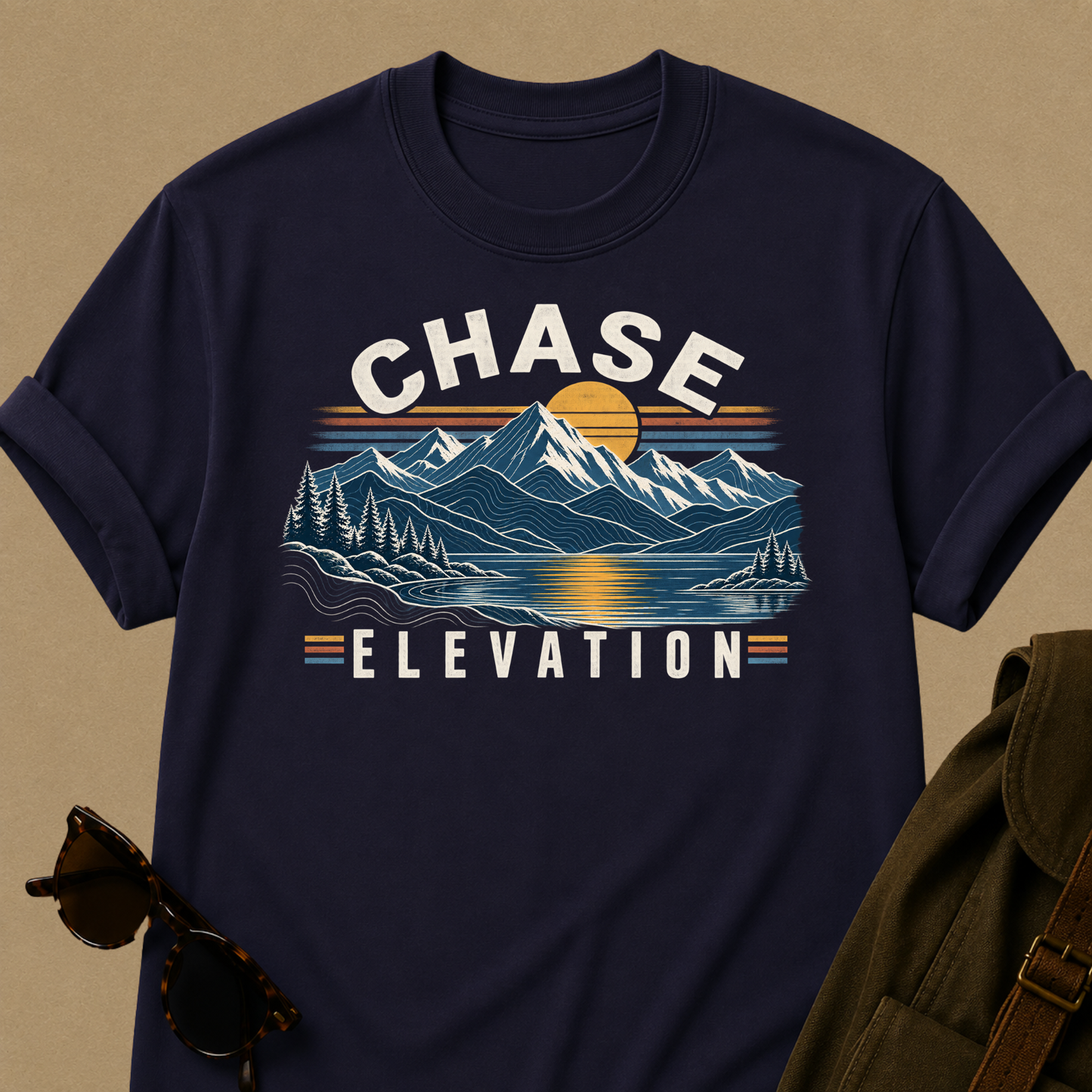 Chase Elevation — Vintage Mountain T-Shirt
