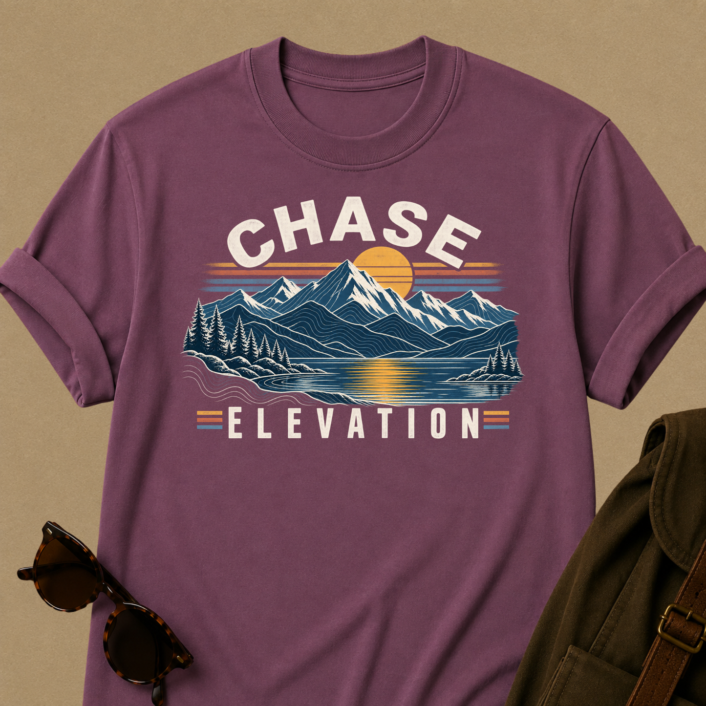 Chase Elevation — Vintage Mountain T-Shirt