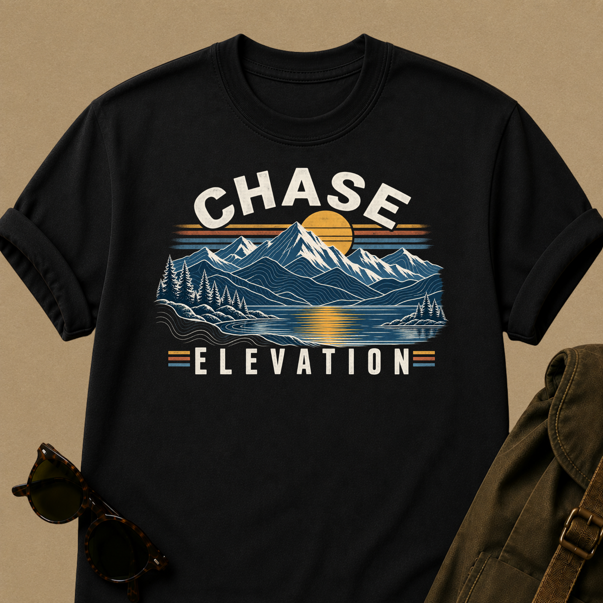 Chase Elevation — Vintage Mountain T-Shirt