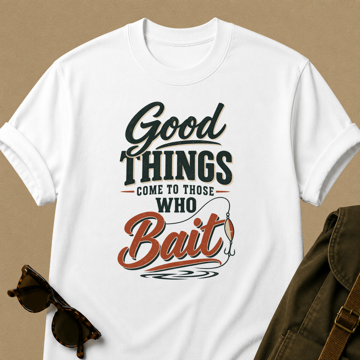 Good Things Come to Those Who Bait — Funny Fishing T-Shirt