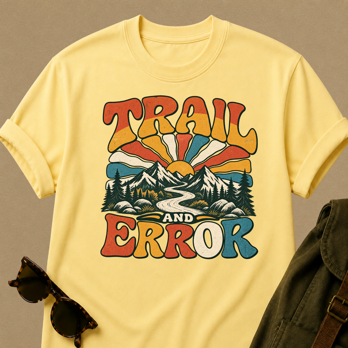 Trail and Error — Funny Hiking T-Shirt
