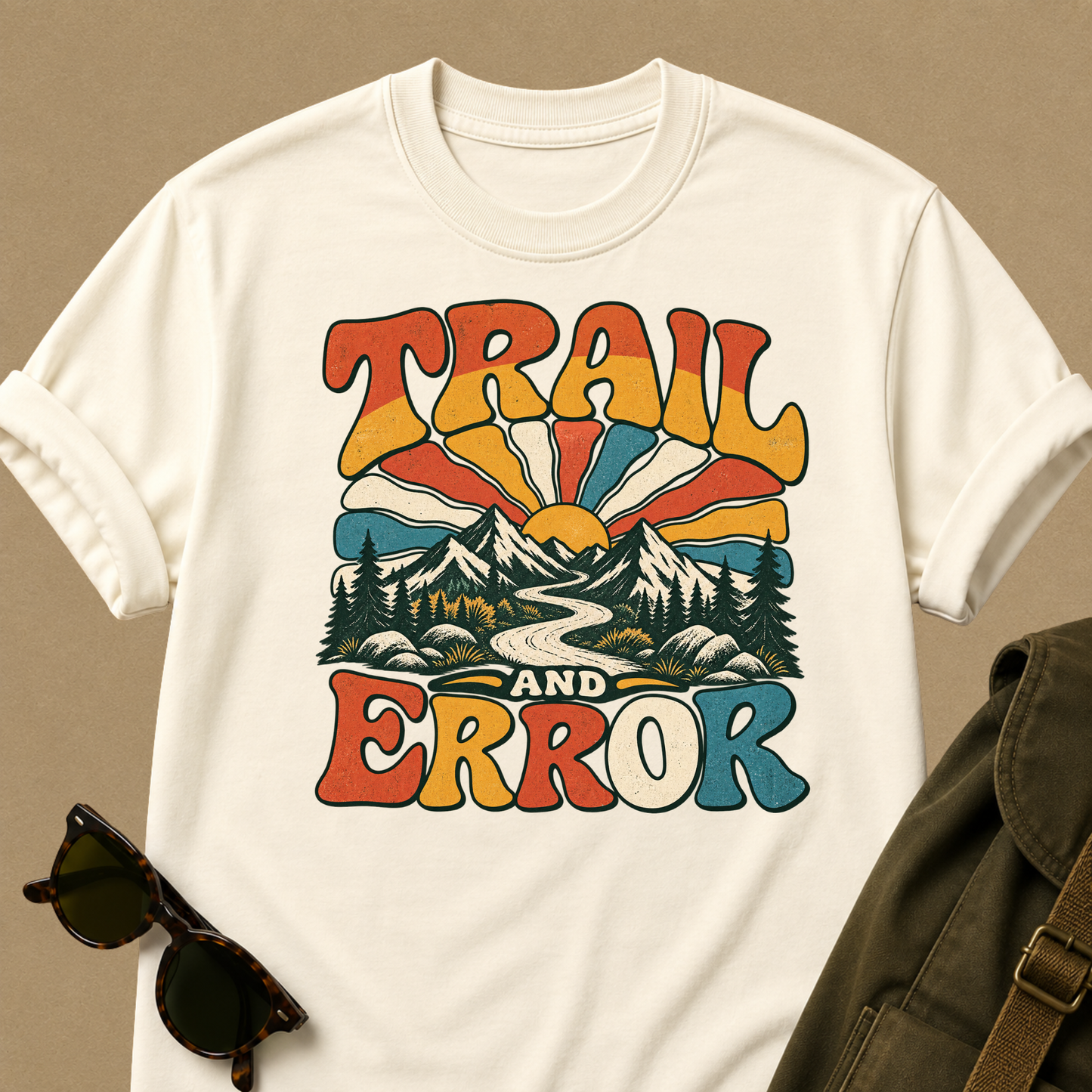 Trail and Error — Funny Hiking T-Shirt