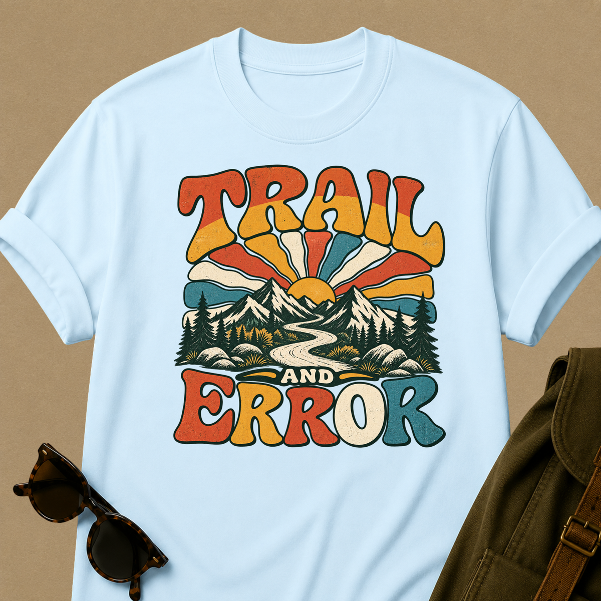 Trail and Error — Funny Hiking T-Shirt