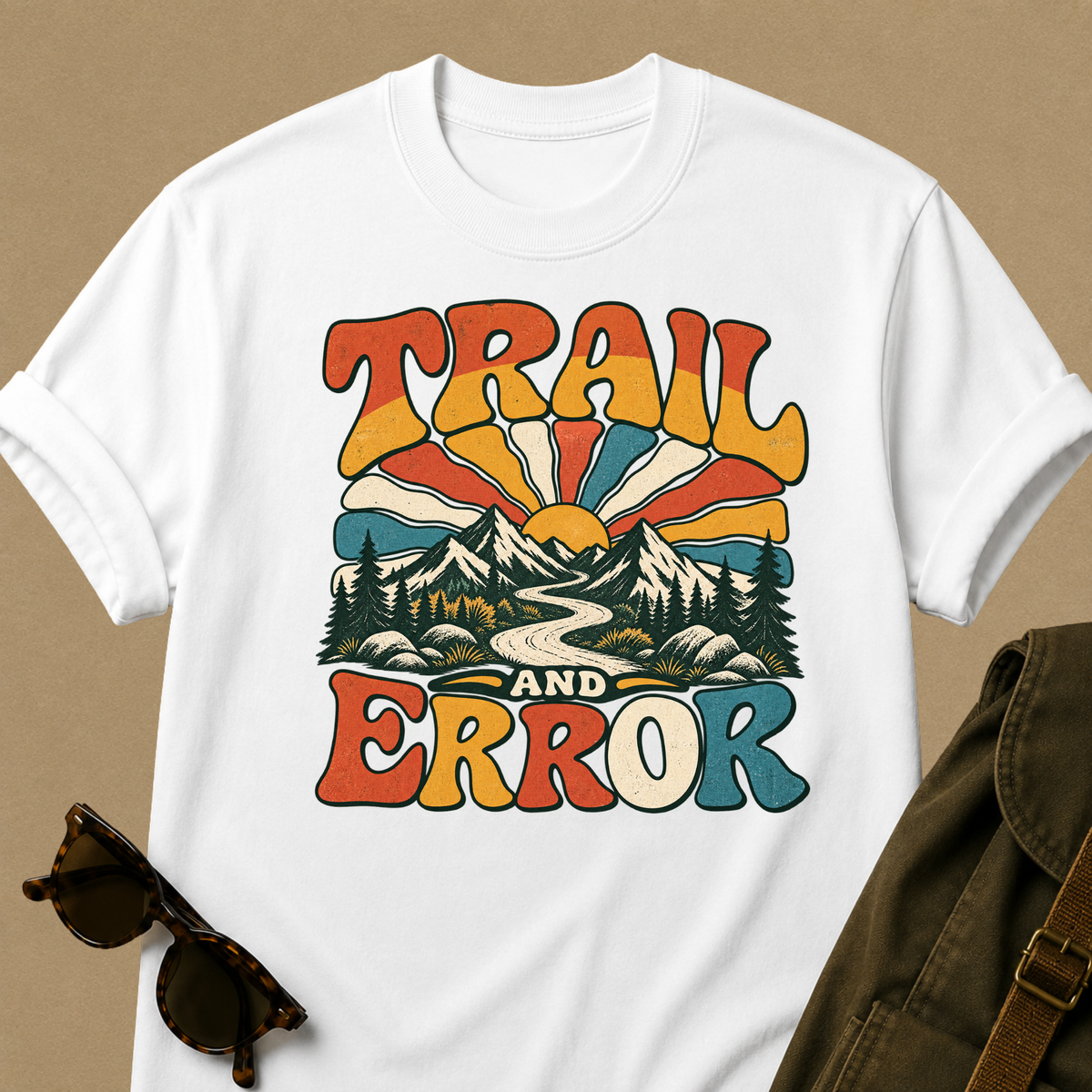 Trail and Error — Funny Hiking T-Shirt