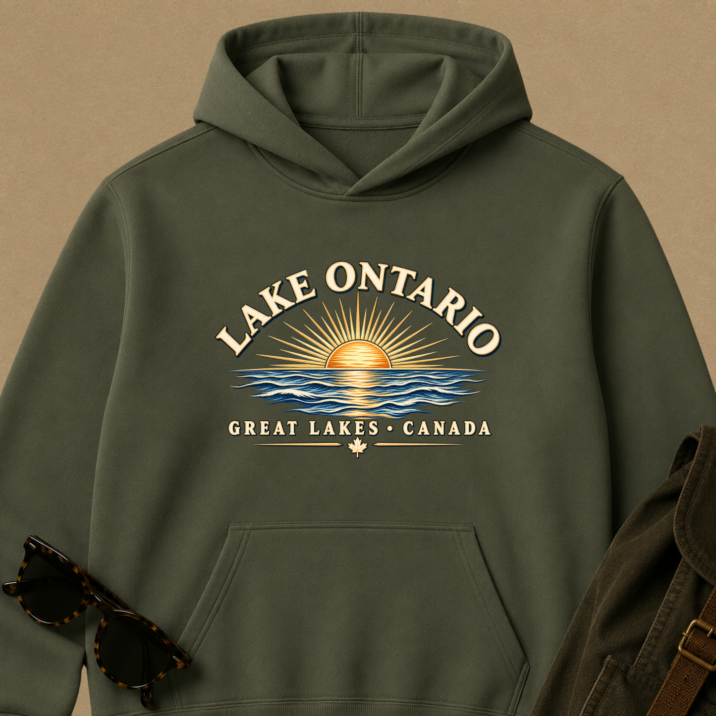 Lake Ontario Fleece Hoodie