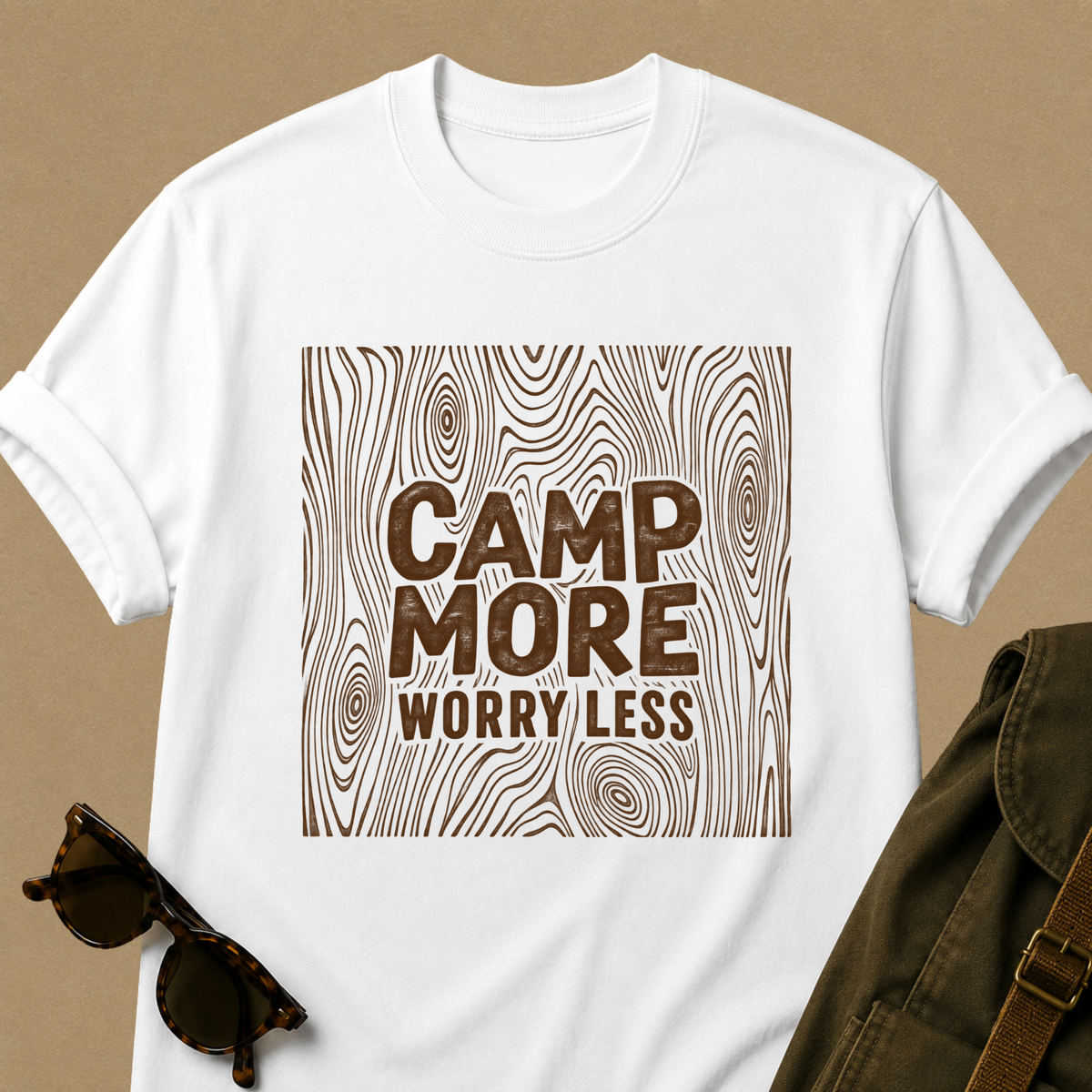 Camp More, Worry Less T-Shirt