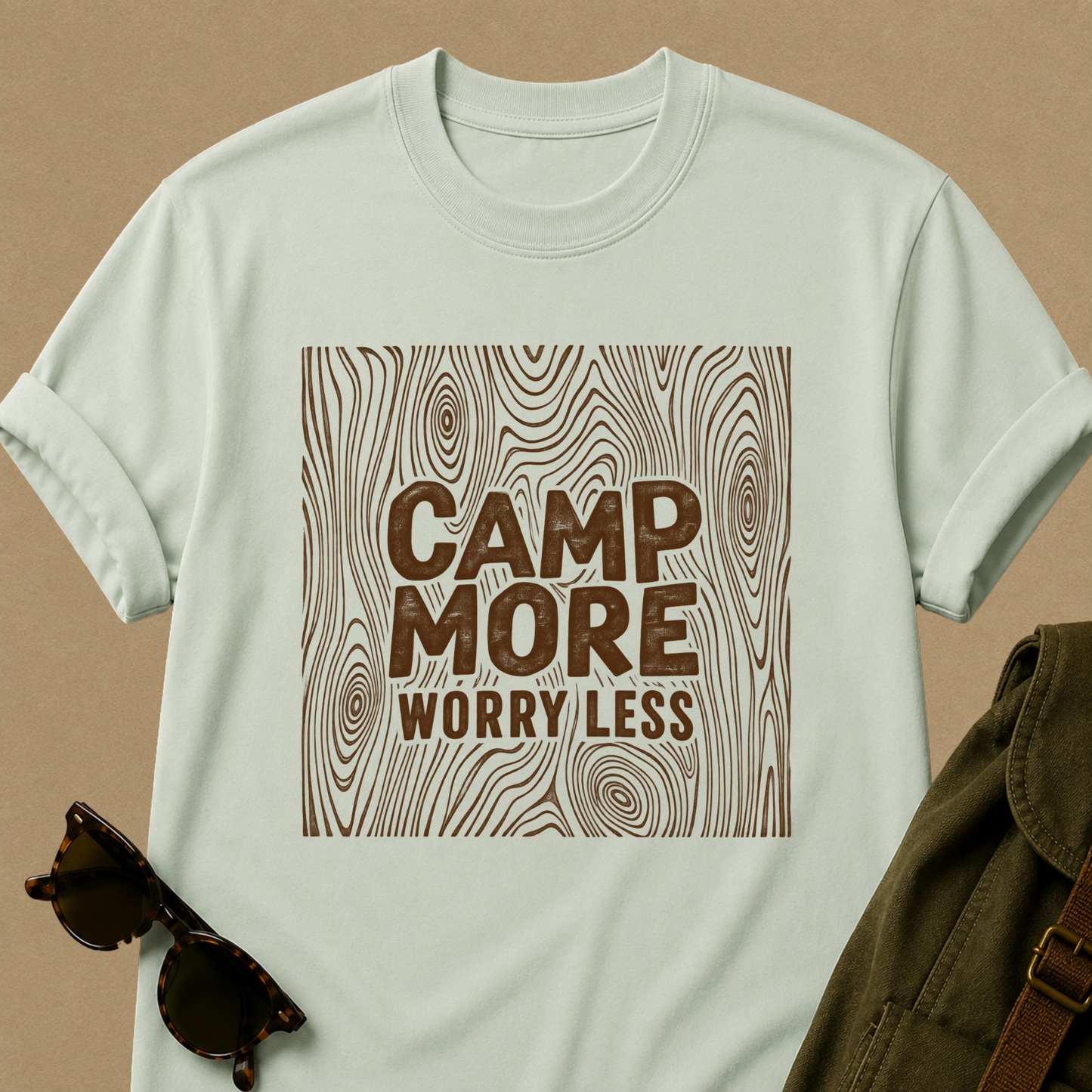 Camp More, Worry Less T-Shirt