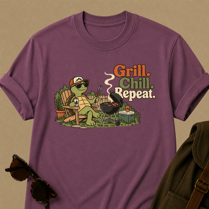 Grill. Chill. Repeat. T-Shirt