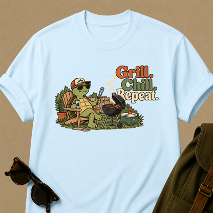Grill. Chill. Repeat. T-Shirt