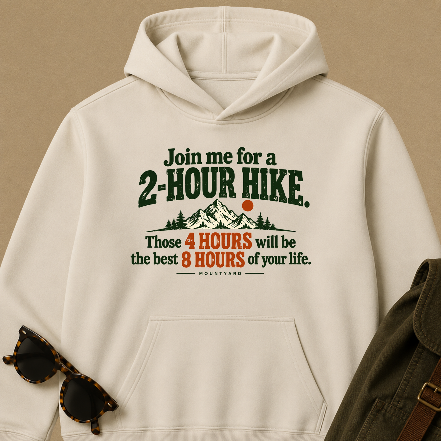 Join Me for a 2-Hour Hike Hoodie