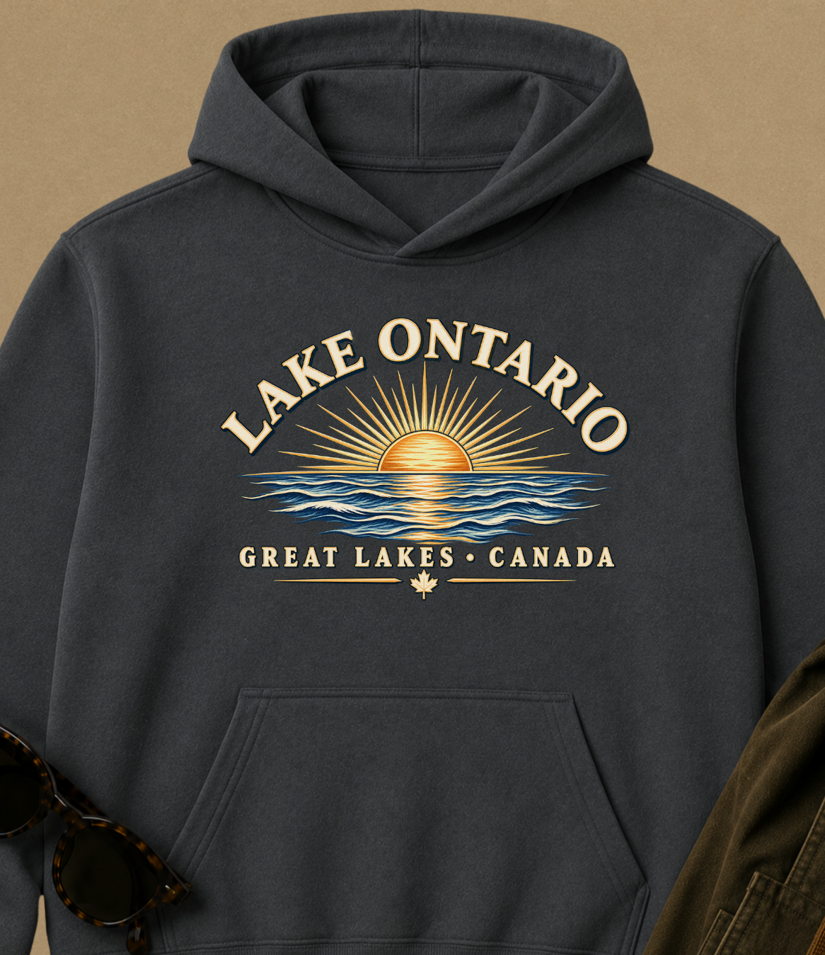 Lake Ontario Fleece Hoodie