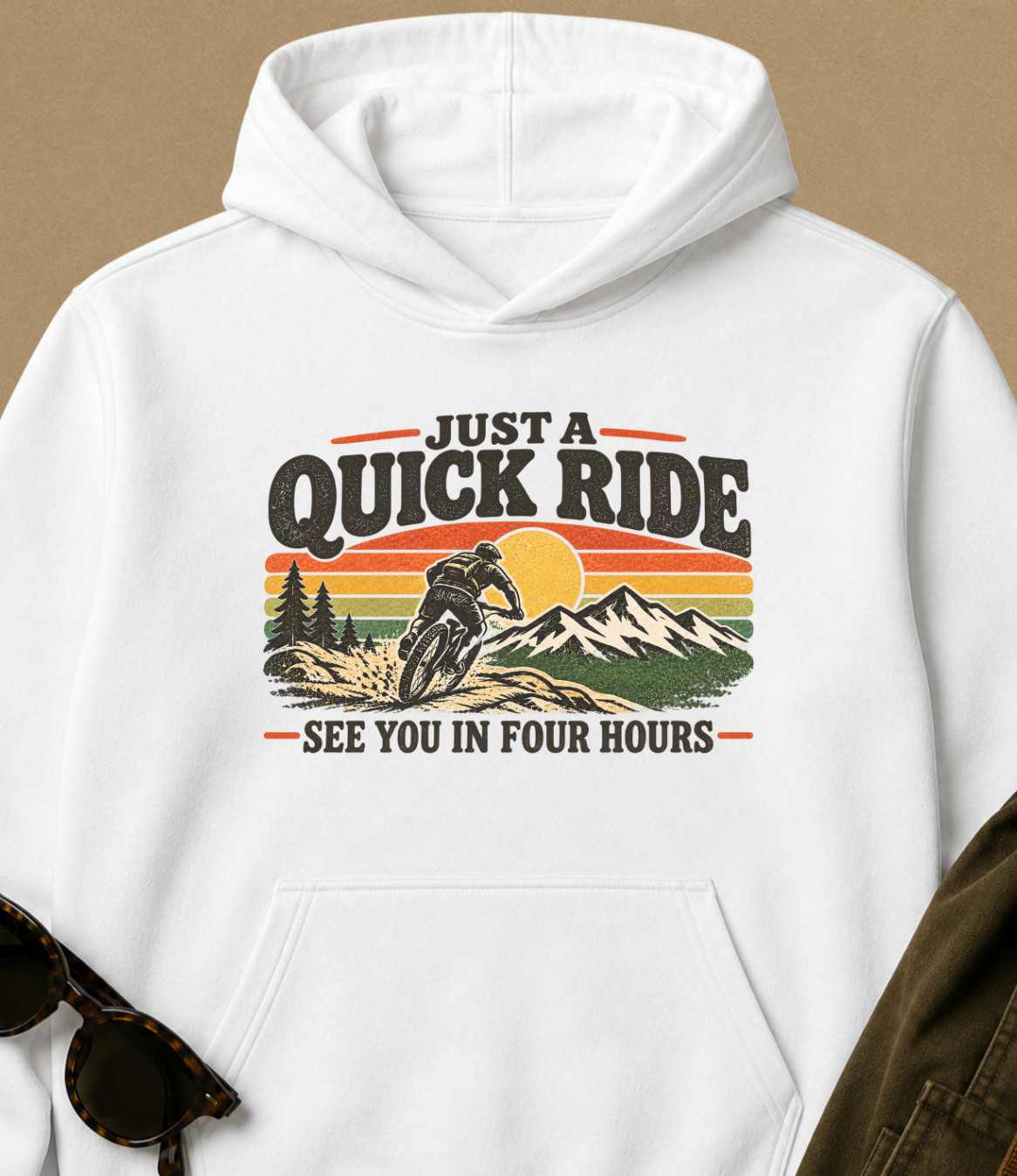 Just a Quick Ride Hoodie