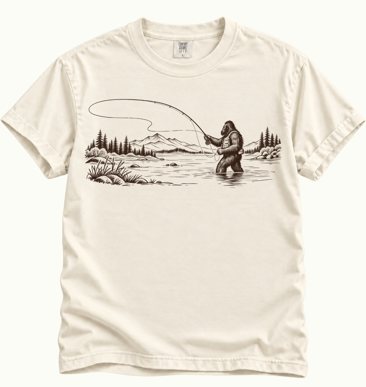 Bigfoot Fly Fishing T-Shirt