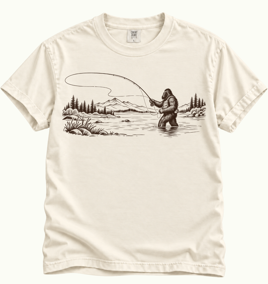 Bigfoot Fly Fishing T-Shirt