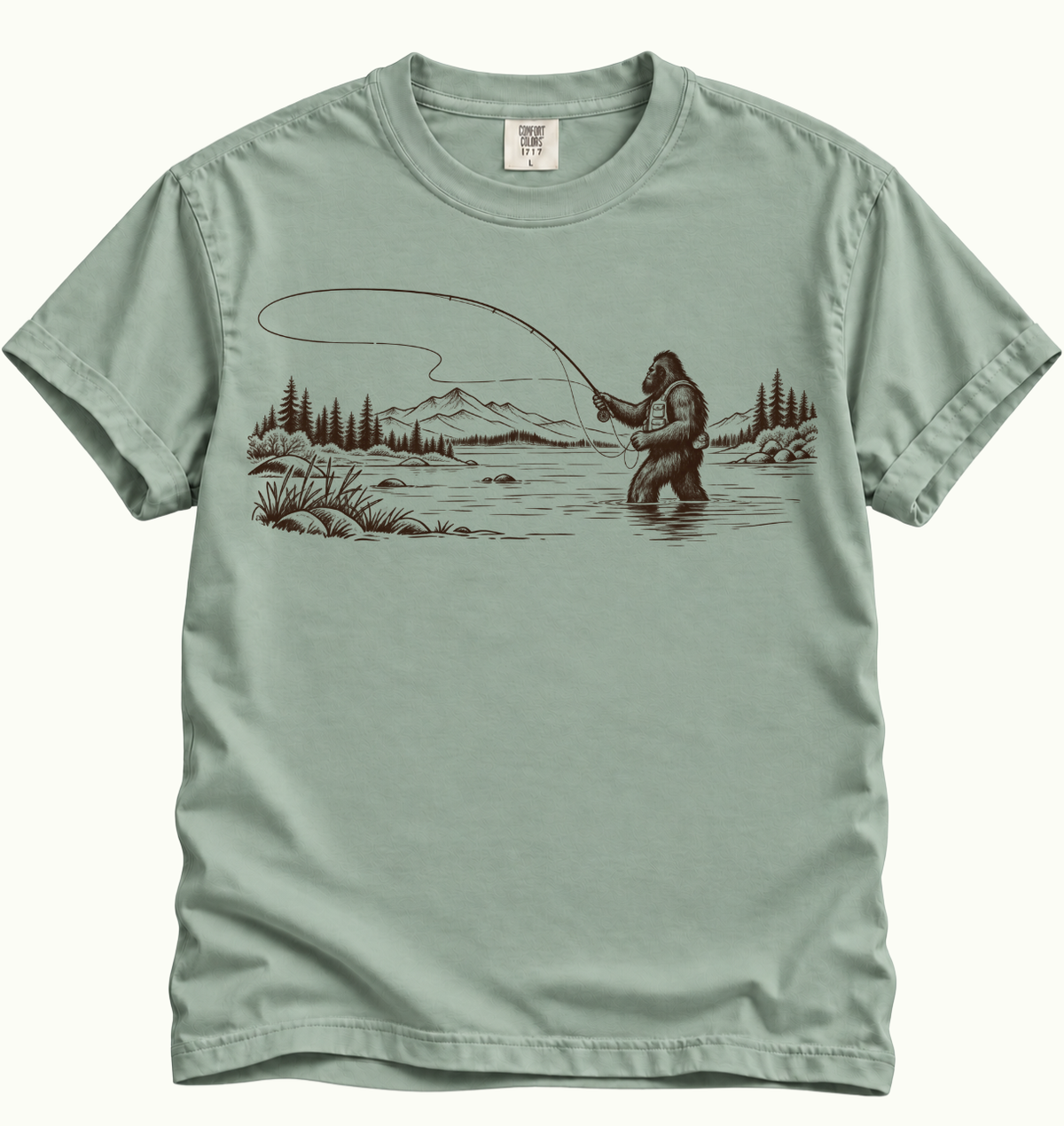 Bigfoot Fly Fishing T-Shirt