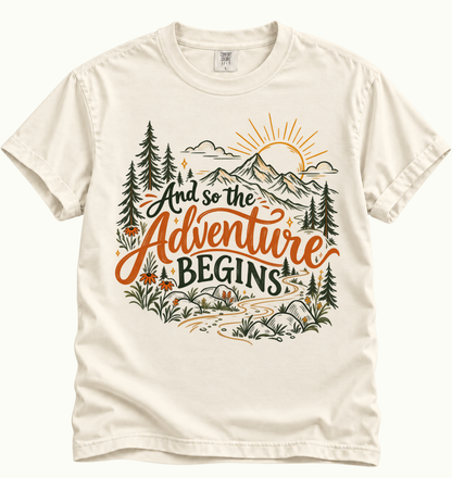 Adventure Begins T-Shirt