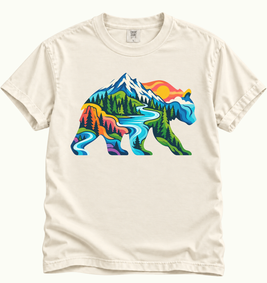 Bear Landscape T-Shirt