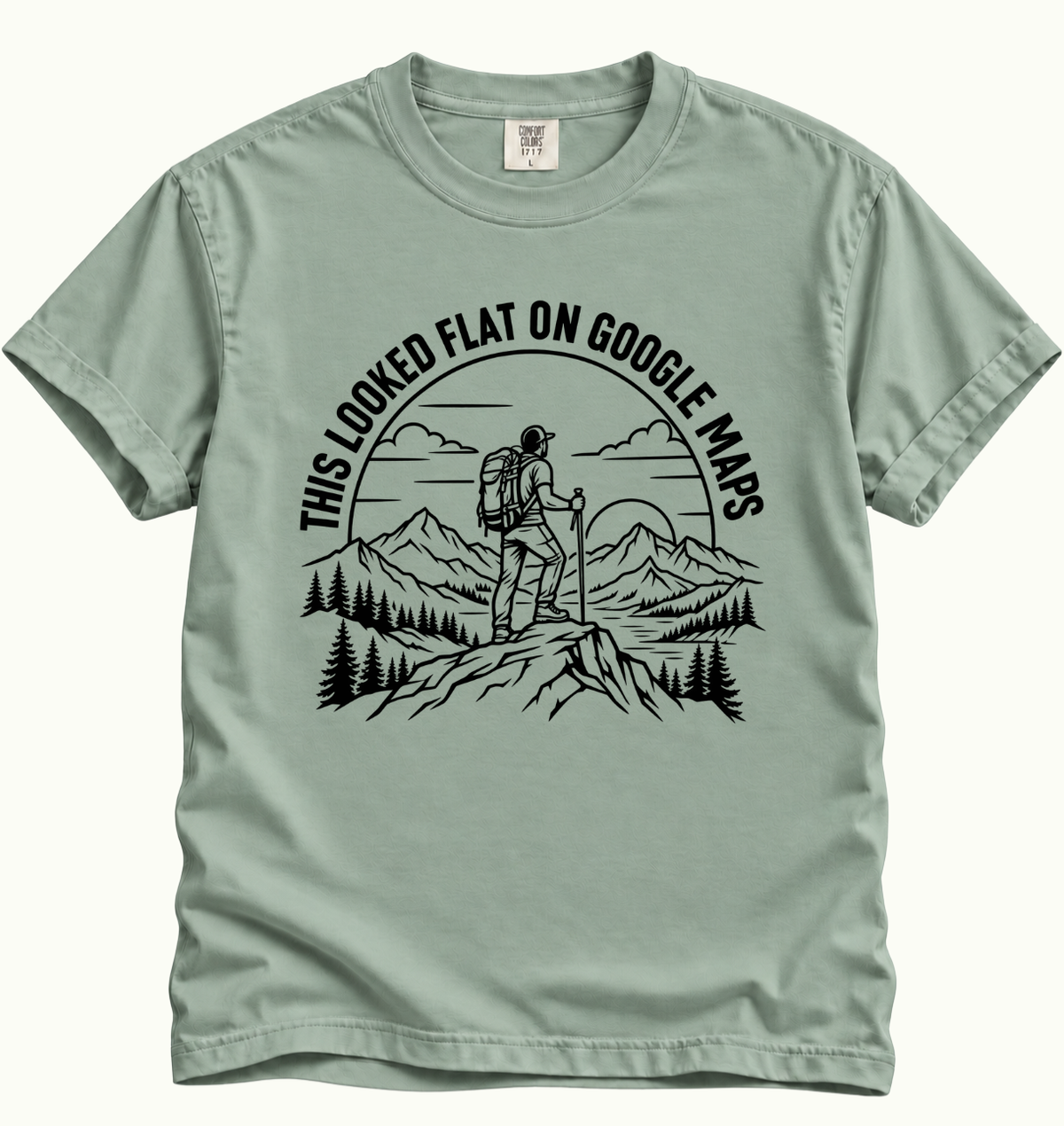 This Looked Flat on the Map T-Shirt