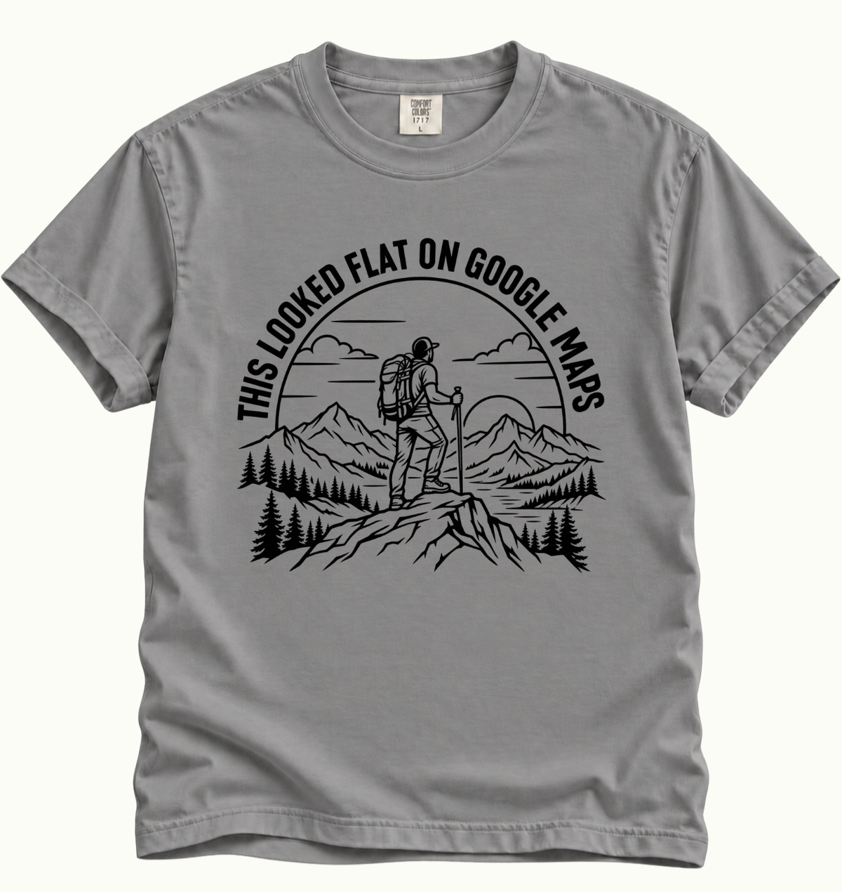 This Looked Flat on the Map T-Shirt