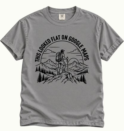 This Looked Flat on the Map T-Shirt