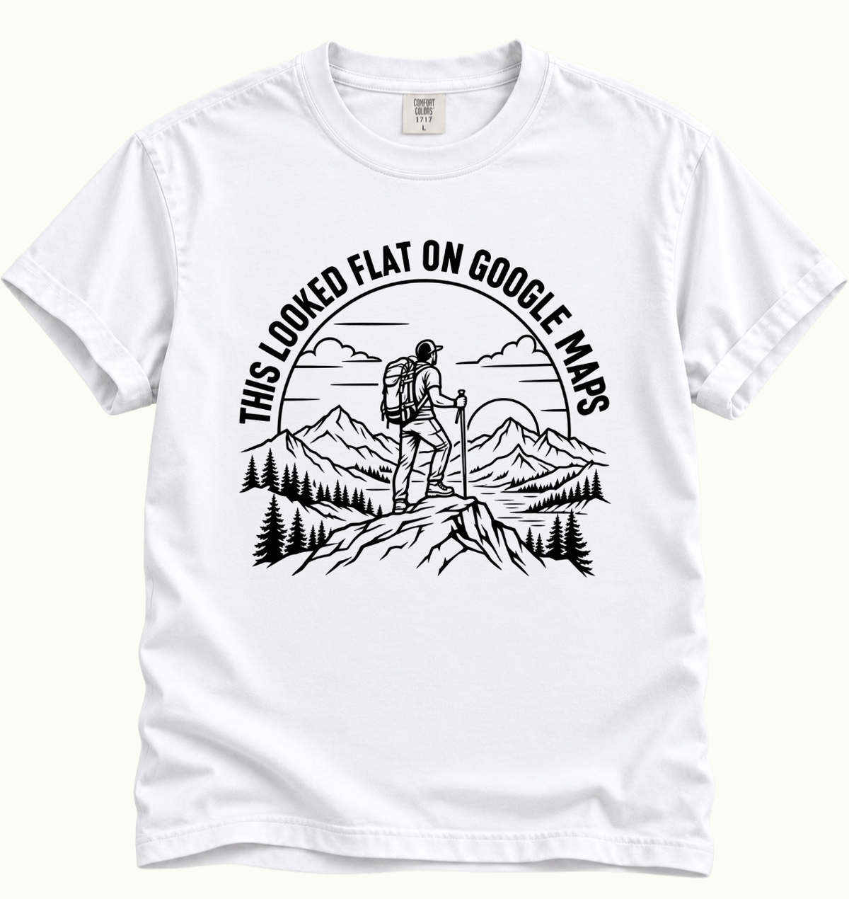 This Looked Flat on the Map T-Shirt