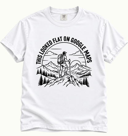 This Looked Flat on the Map T-Shirt
