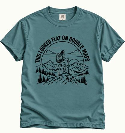 This Looked Flat on the Map T-Shirt