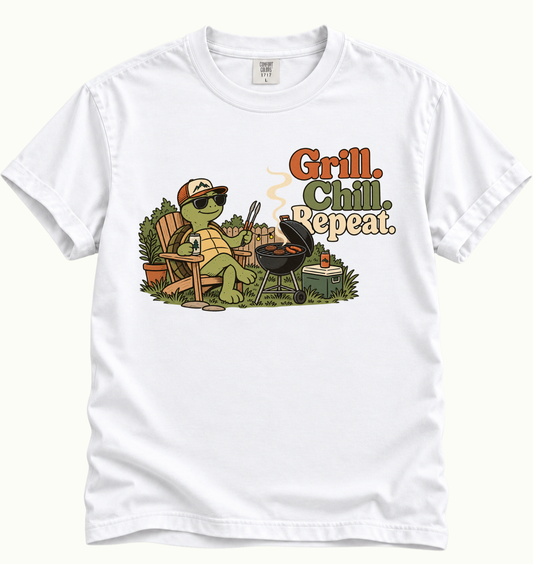 Grill. Chill. Repeat. T-Shirt